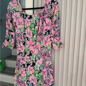NWT Lilly Pulitzer off the shoulder dress, small
